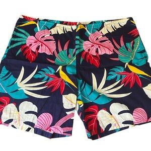 Custom Bai Nam Hawaiian drawstring Tropical Print Men's Swim Trunks